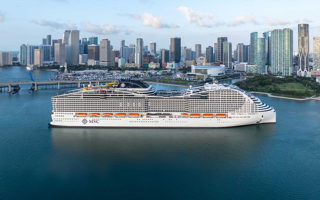 Aboard the MSC World America, Actress Drew Barrymore Shares Why She Loves Cruising