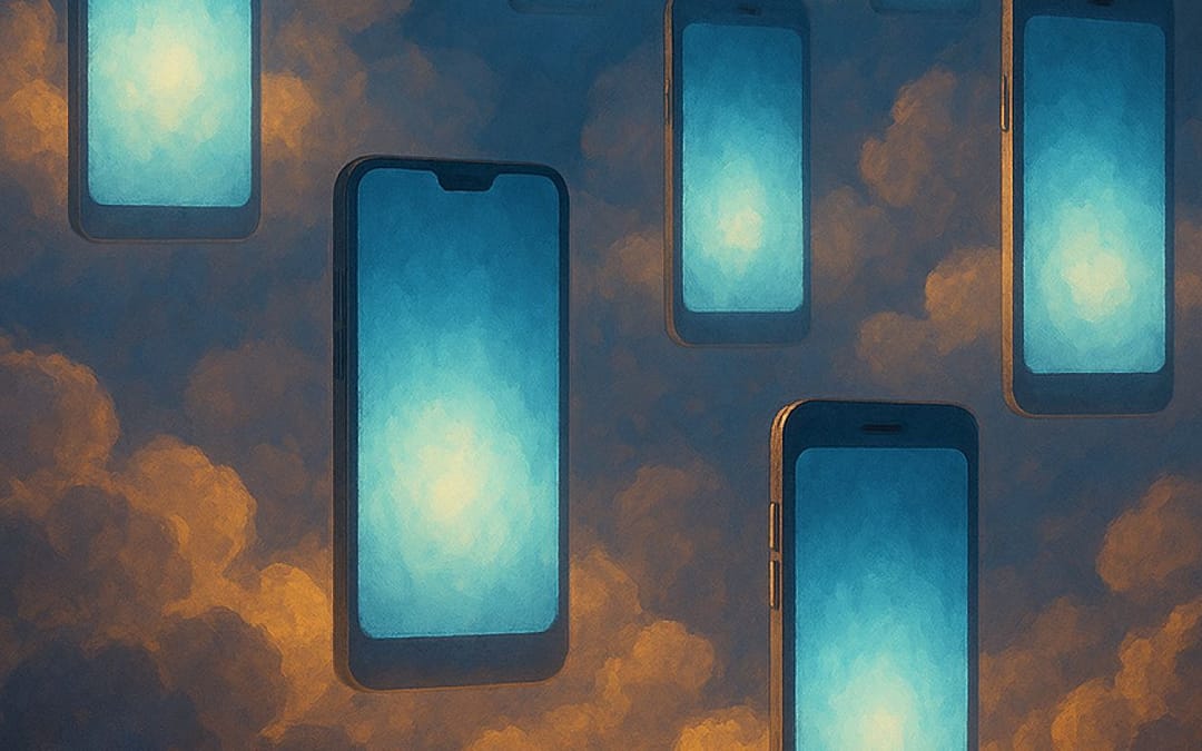 When Childhood Meets the Glow of a Phone