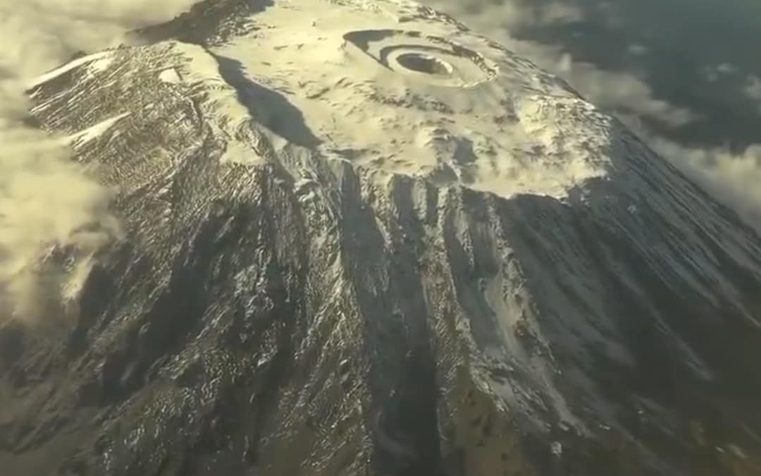VIDEO: Stunning flypast offers passengers a rare glimpse of Mount Kilimanjaro