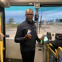 Minister Sileku travels with commuters on new GO GEORGE Route 11