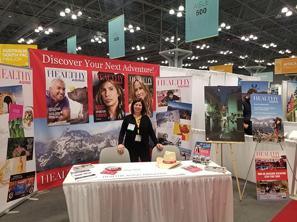 Healthy Aging® Magazine Announces Active Travel Theme for New York Travel and Adventure Show
