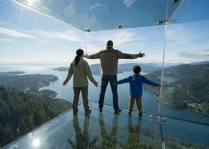 Malahat SkyWalk Officially Opens The Overhang – Canada’s First Sky-High Glass Cube Experience – On Vancouver Island