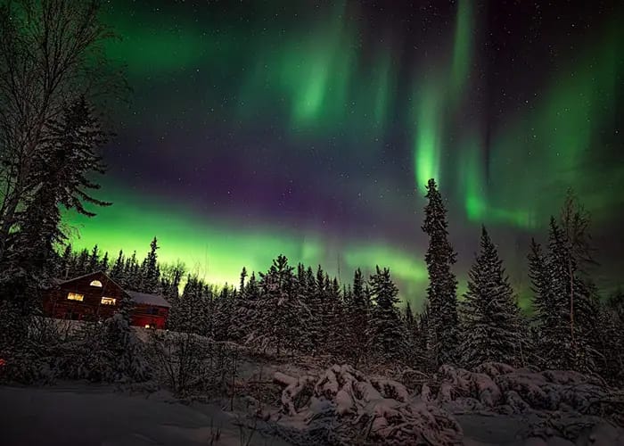 Alaska Northern Lights Adventure Combines Aurora Viewing with Classic Winter Experiences
