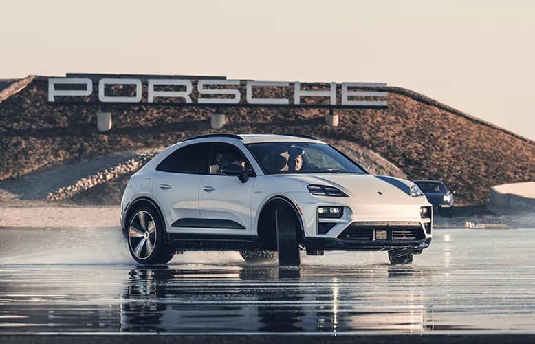 Porsche Experience Centers welcome the new Macan Electric to the track