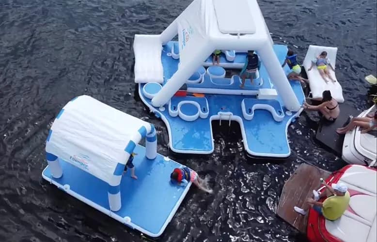 New Inflatable Island Brings Resort-Style Relaxation to Everyday Water Enthusiasts
