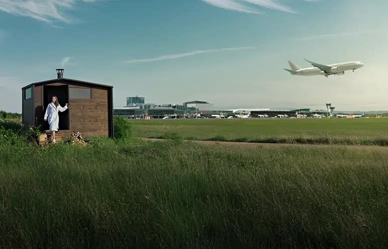World’s First Runway Sauna opened at the Helsinki Airport