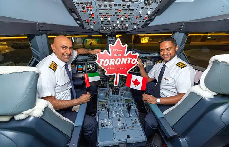 Etihad touches down with daily A380 flights to Toronto