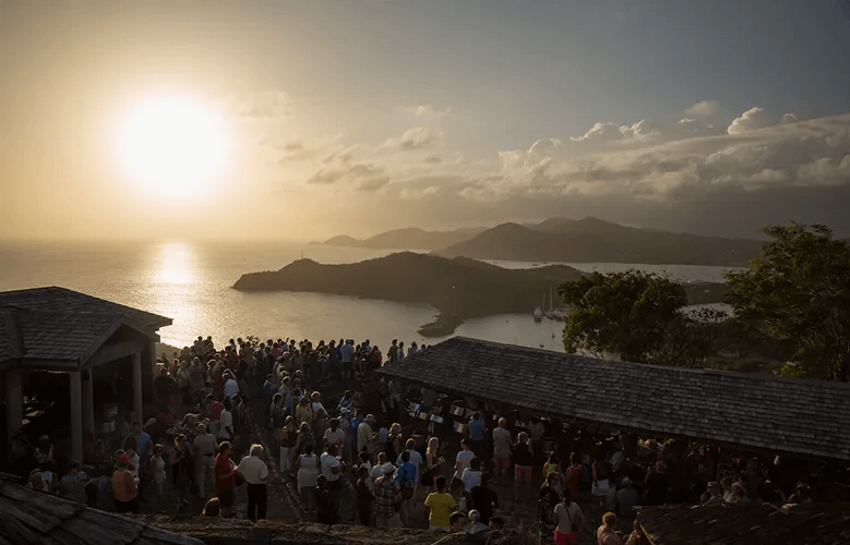 The World’s Best Sunset Party Awaitsat Shirley Heights Lookout in Antigua and Barbuda